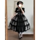 Miss Point Point Garden Embroidered Tiered JSK(Reservation/3 Colours/Full Payment Without Shipping)